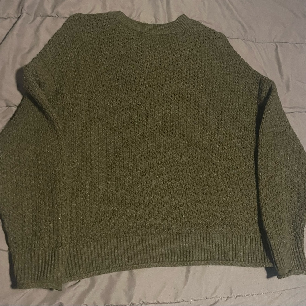 Universal Thread Olive Knit Pullover - image 3